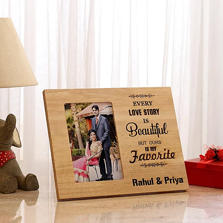 Romantic Custom Photo Frame Online
