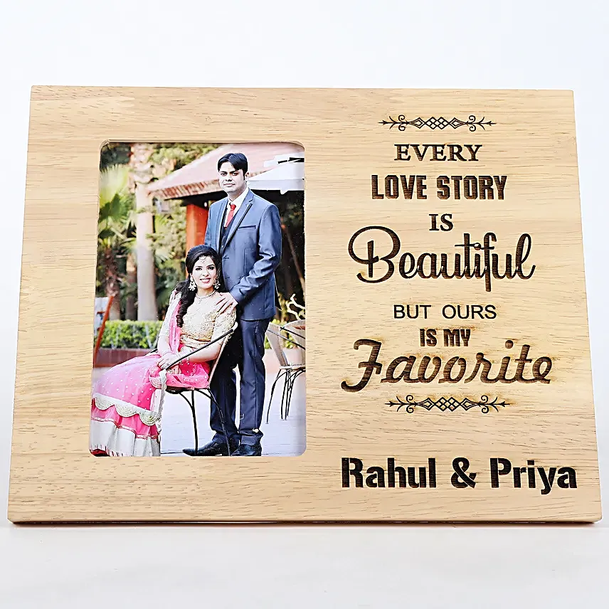 Romantic Custom Photo Frame Online