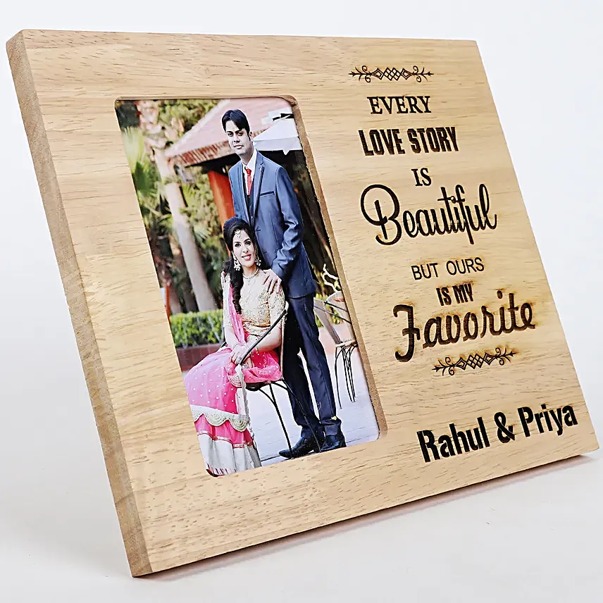 Romantic Custom Photo Frame Online
