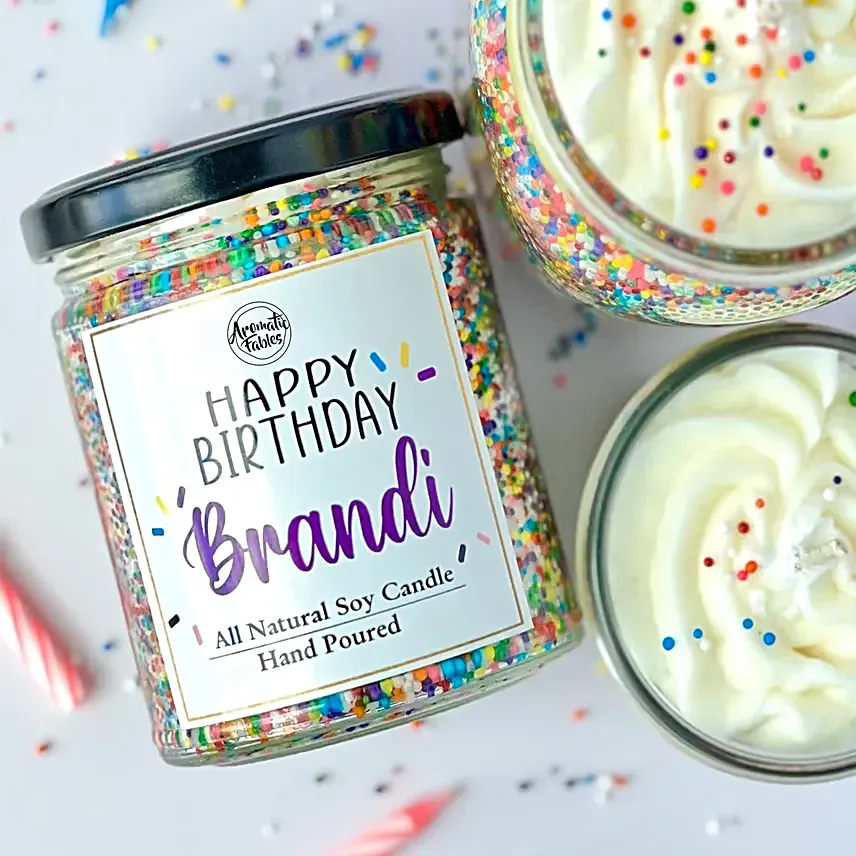 Personalised Birthday Candle set