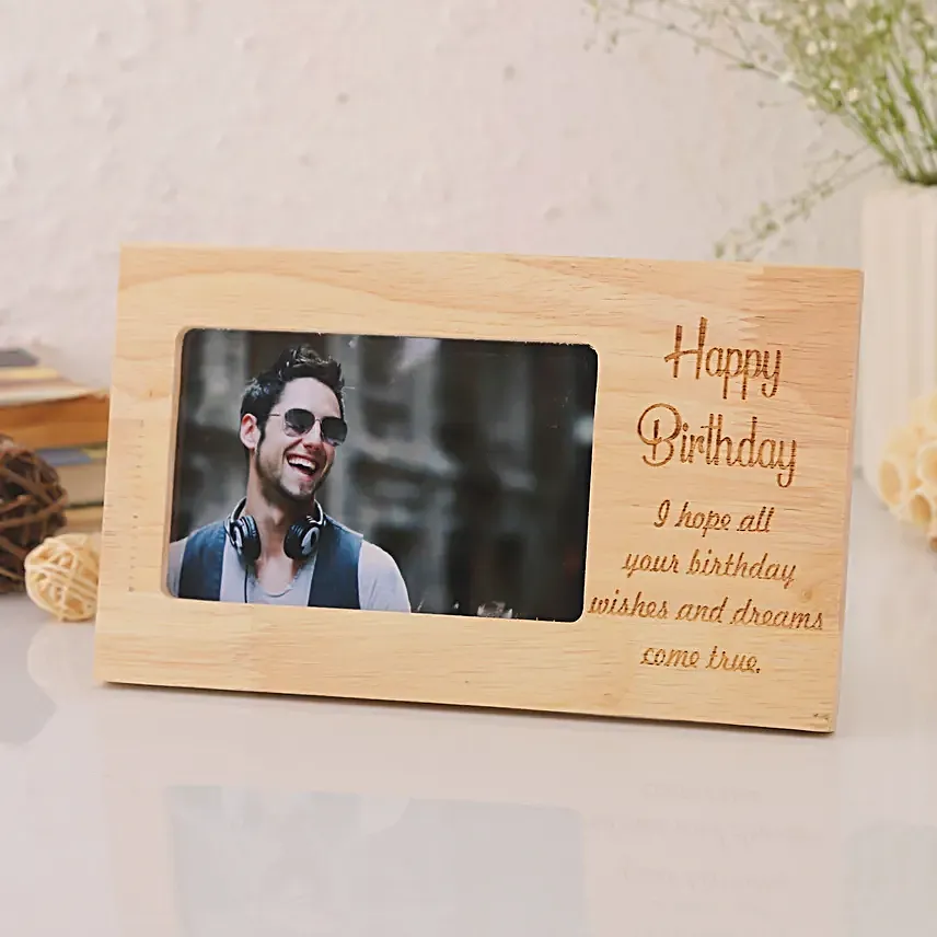 Customised engraved frame
