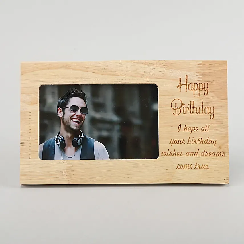 Customised engraved frame