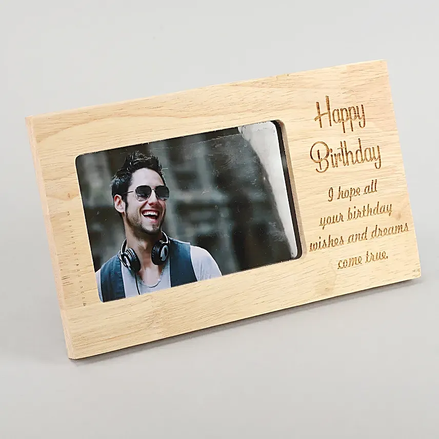 Customised engraved frame