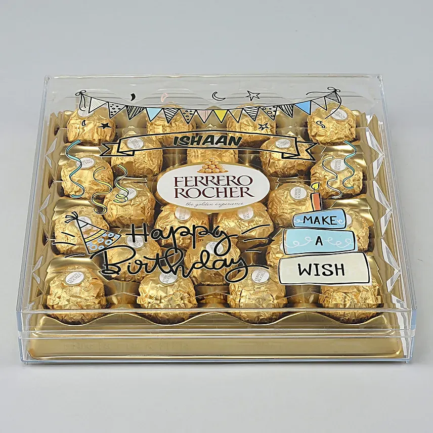 Personalised Birthday Ferrero Box
