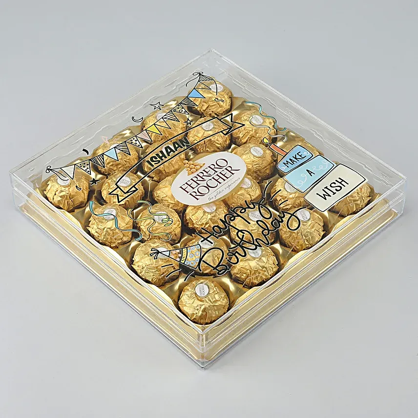 Personalised Birthday Ferrero Box