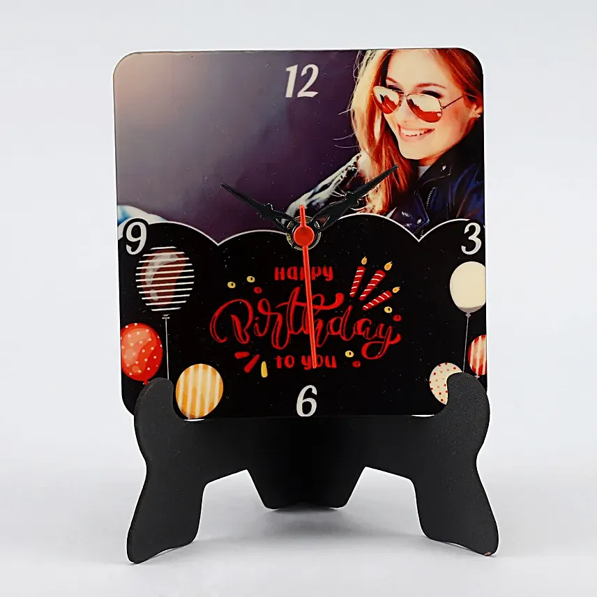 Online Personalised Birthday Wishes Table Clock