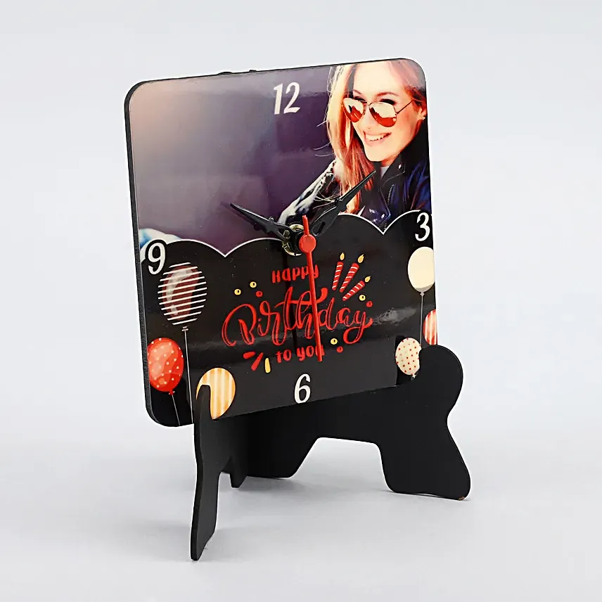 Online Personalised Birthday Wishes Table Clock