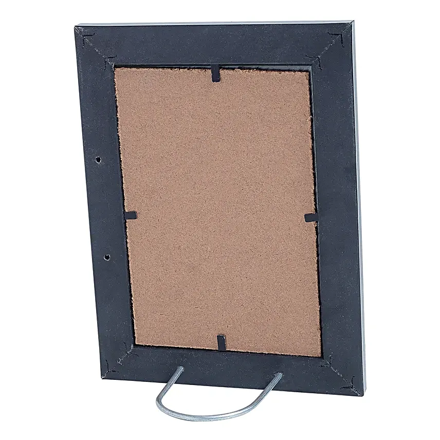 Personalised Black Wooden Table Top Photo Frame