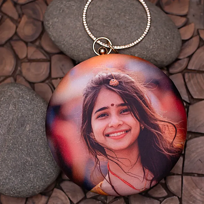 Personalised Caricature Clutch Bag Round
