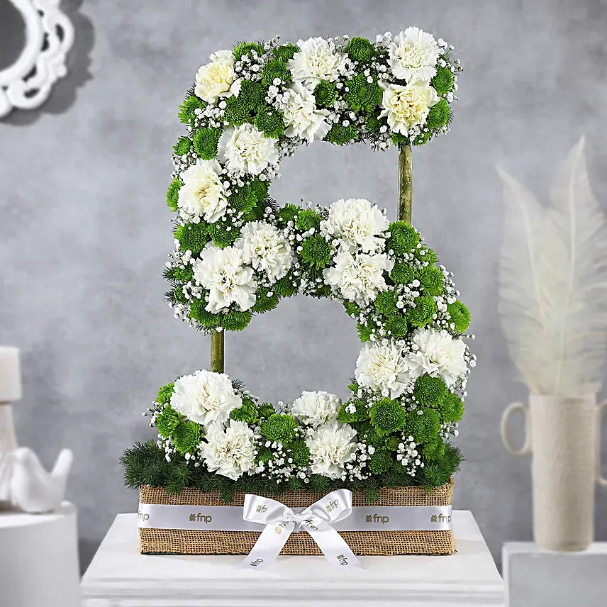 Personalised Carnations Joyful Arrangement