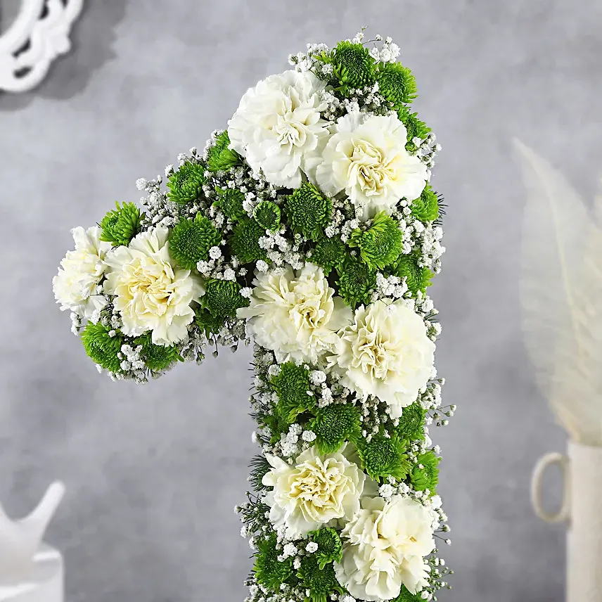 Personalised Carnations Joyful Arrangement