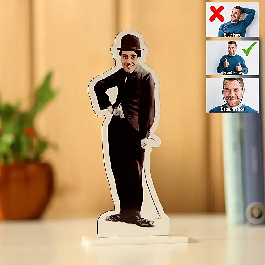 Online Personalised Charlie Chaplin Caricature