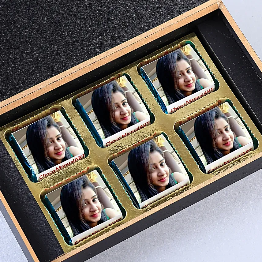 Personalised Chocolates Birthday Gift 6 Pcs