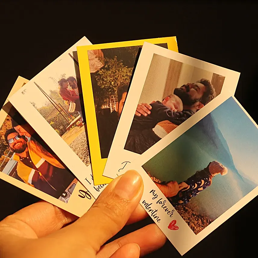 Personalised Classic Magnetic Polaroid Set