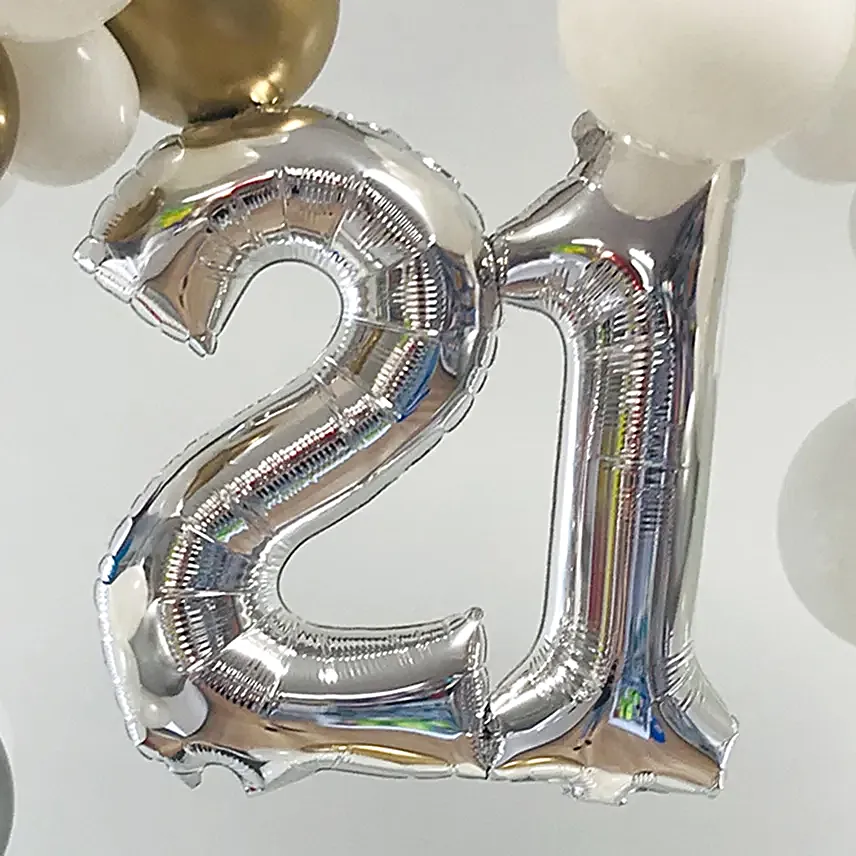 Personalised Cloudy Theme Balloon Ring