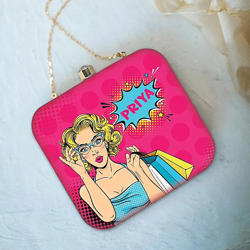 Personalised Clutch Bag For Queen