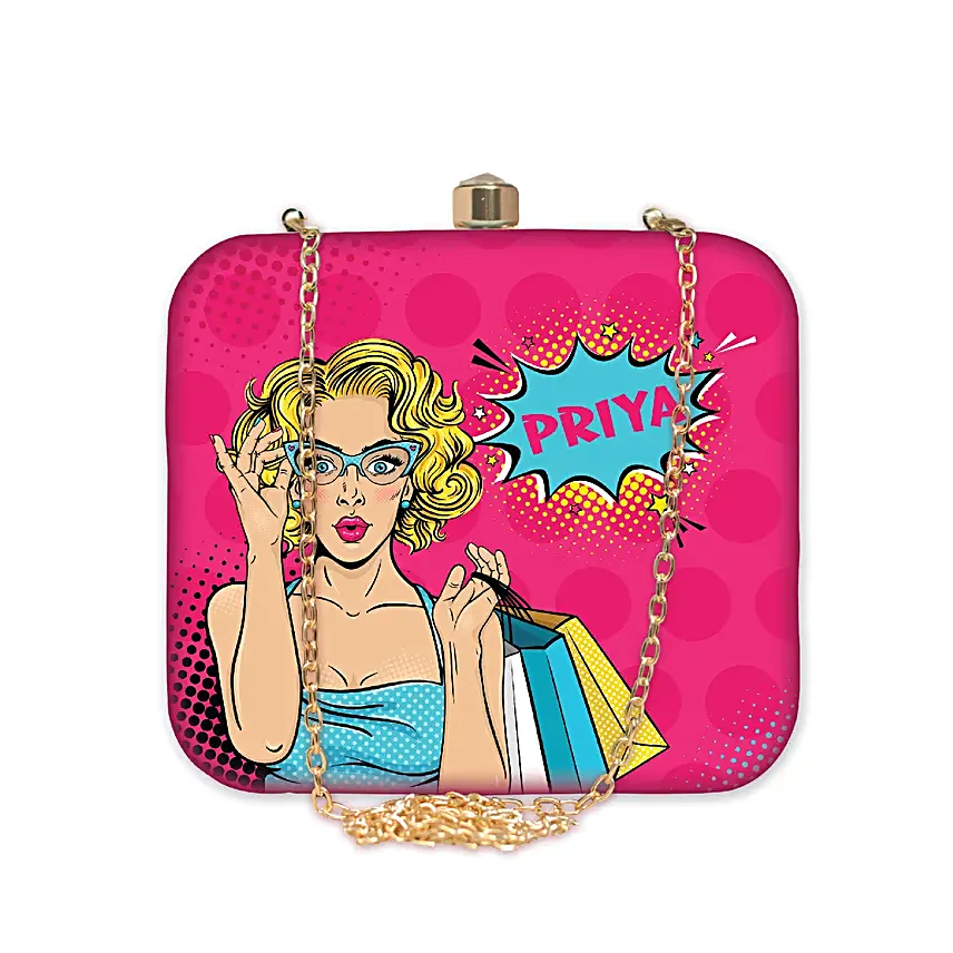 Personalised Clutch Bag For Queen