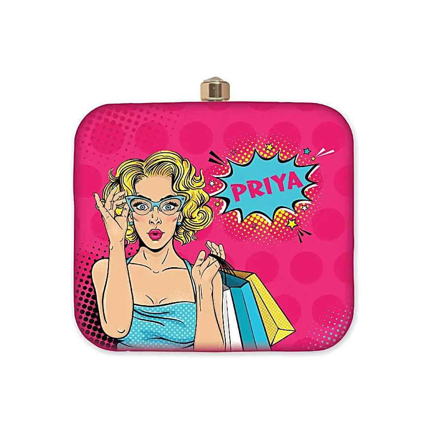 Personalised Clutch Bag For Queen