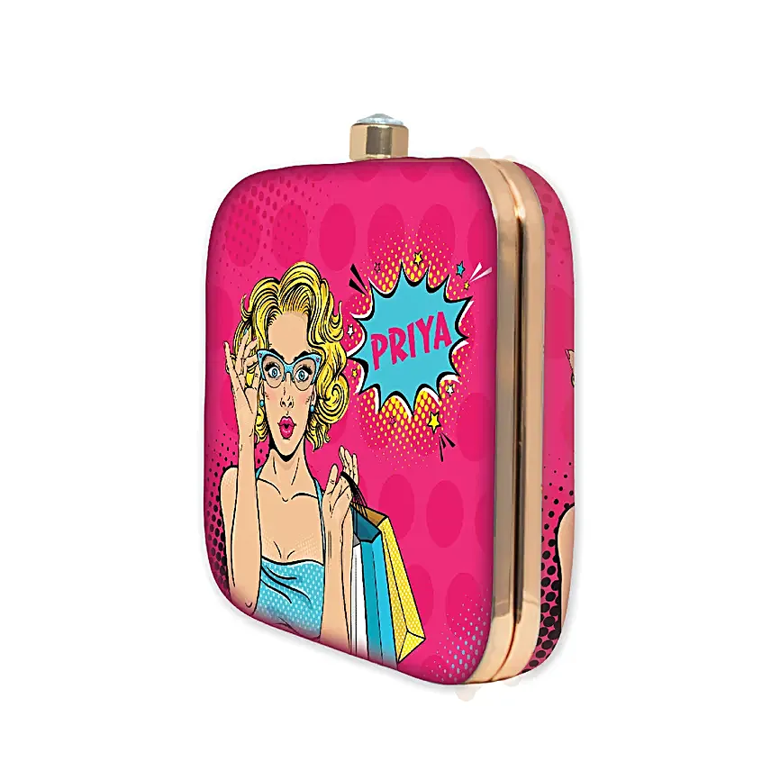 Personalised Clutch Bag For Queen