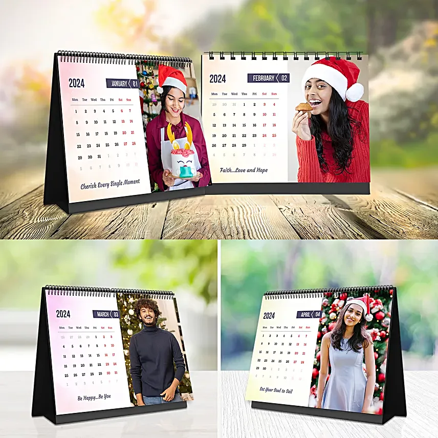 Personalised Contemporary Hues Calendar