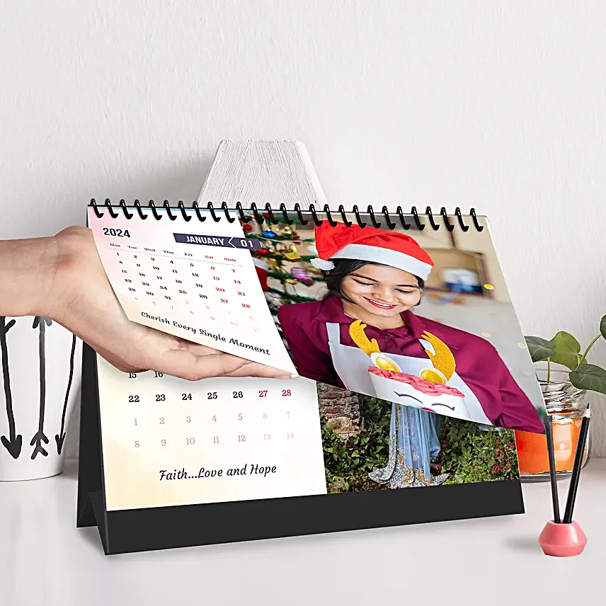 Personalised Contemporary Hues Calendar