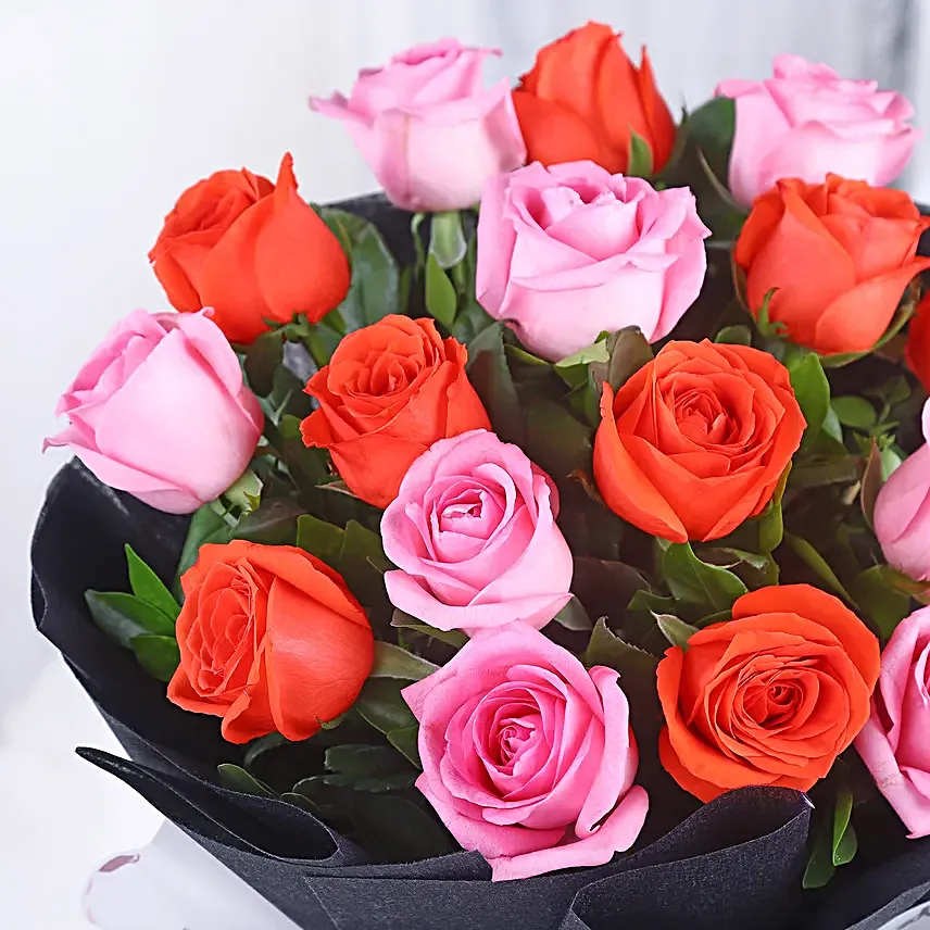 Personalised Couple Love Bouquet N Sumptuous Cake