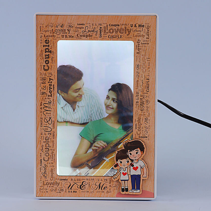 Personalised Couple Magic Mirror Photo Frame