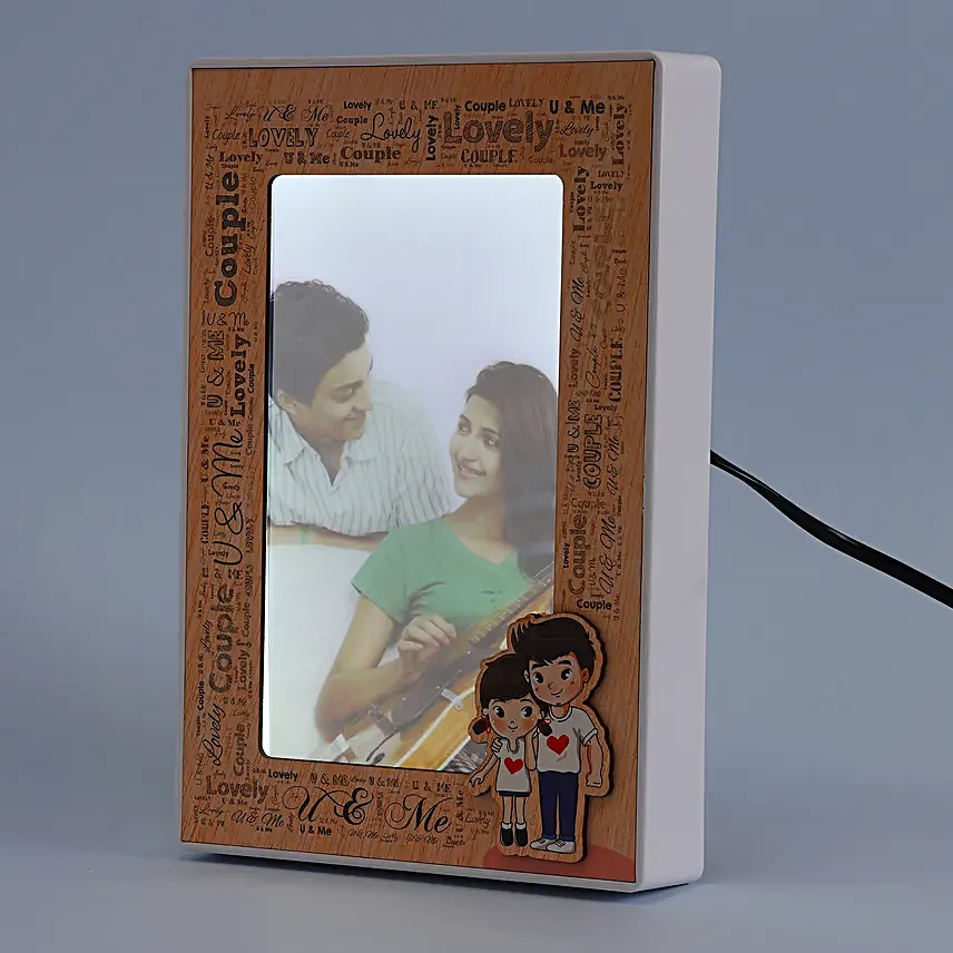 Personalised Couple Magic Mirror Photo Frame