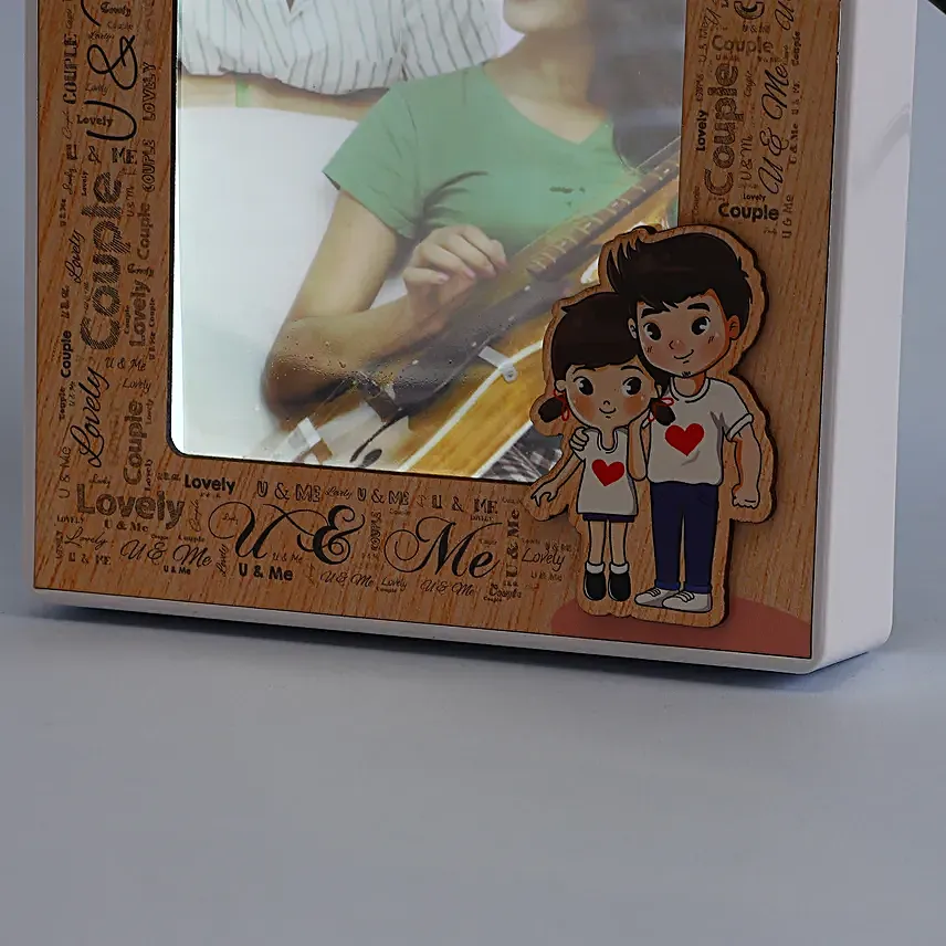 Personalised Couple Magic Mirror Photo Frame