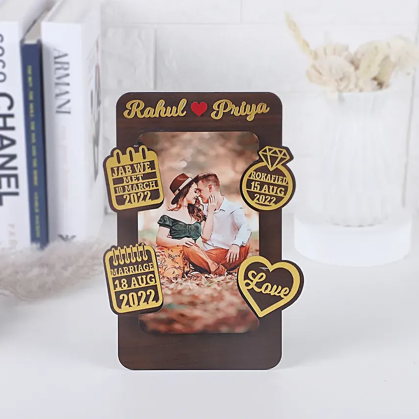 Personalised Couple Table Frame