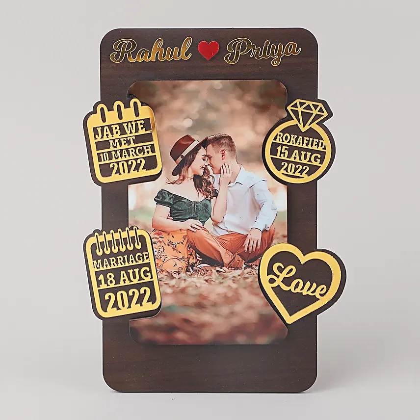 Personalised Couple Table Frame