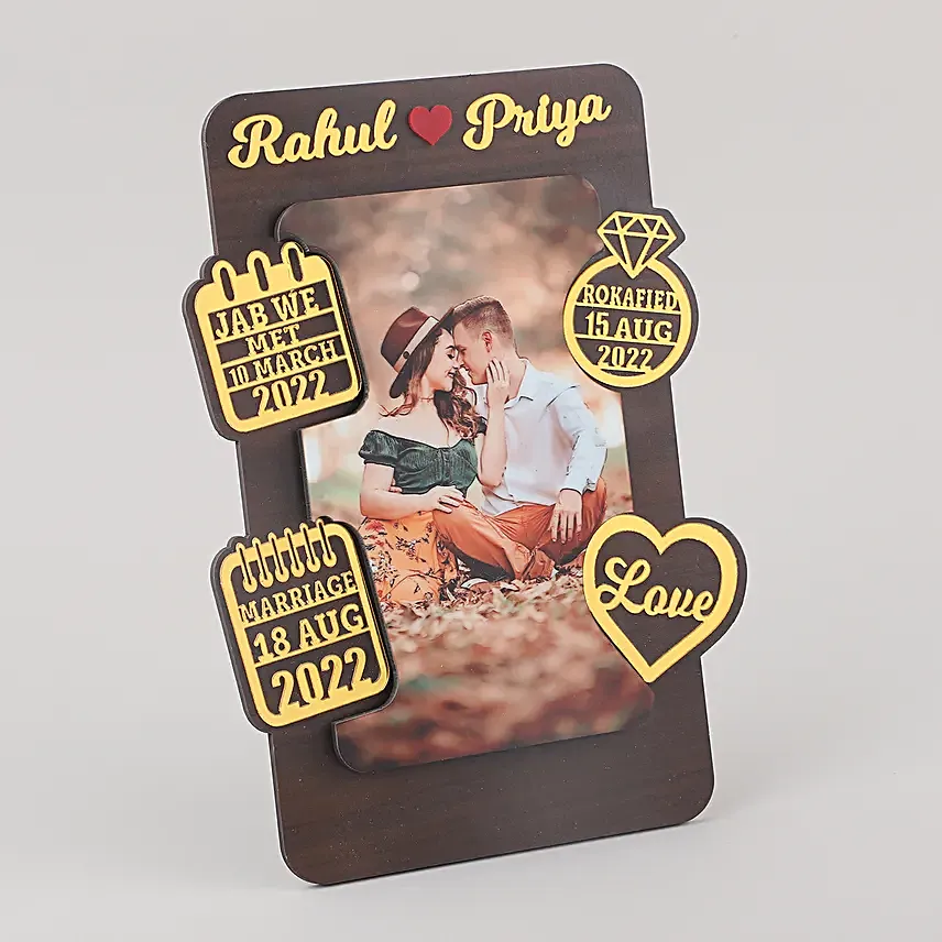 Personalised Couple Table Frame