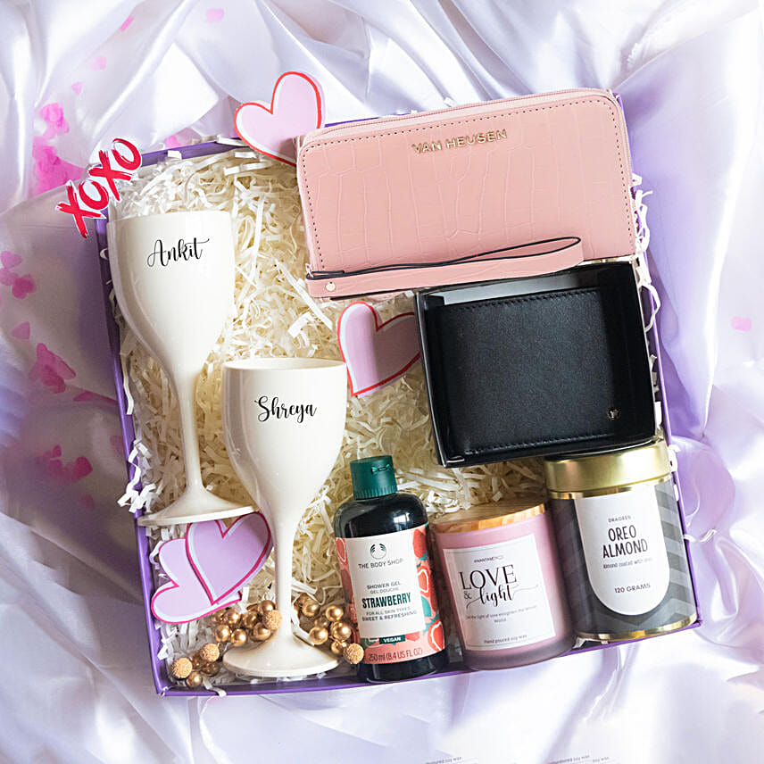 Personalised Couples Delight Gift Box