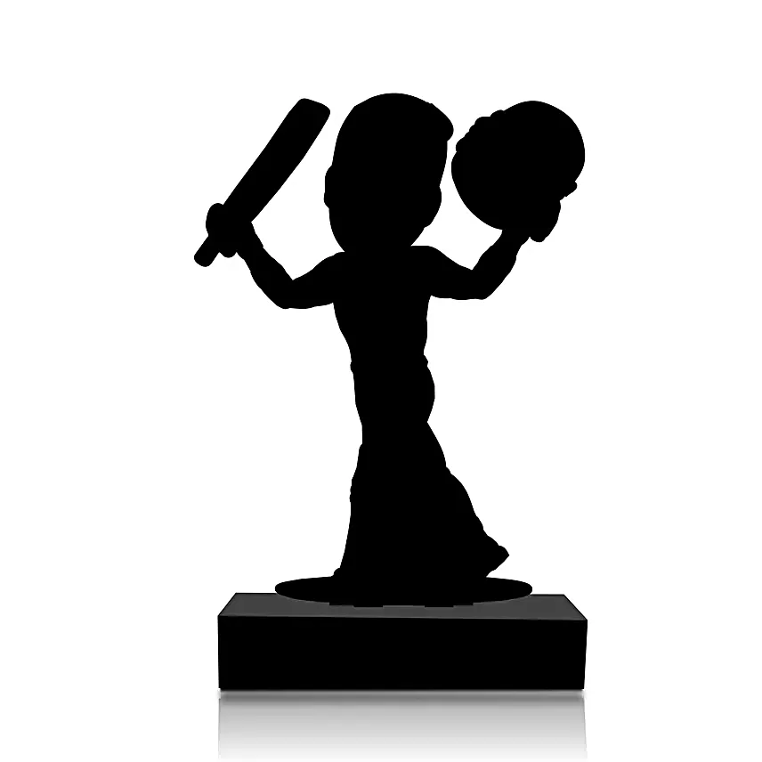 Personalised Cricket Champion Caricature