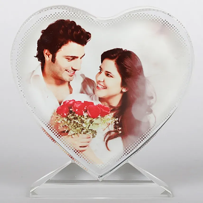 Personalized Heart Shaped Show Piece Online