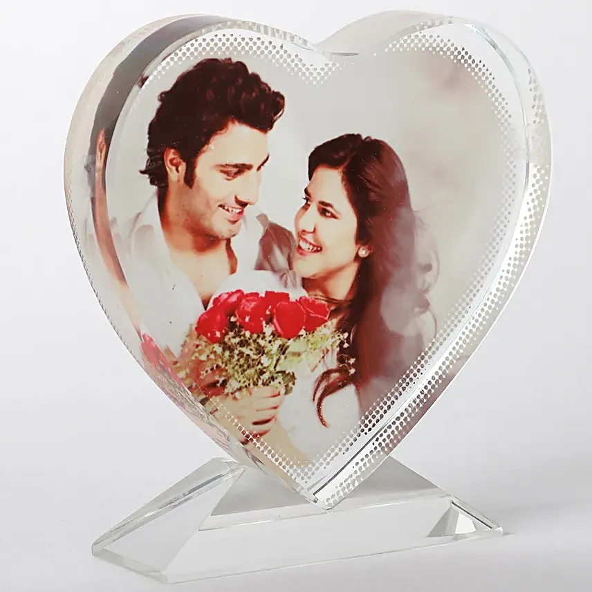 Personalized Heart Shaped Show Piece Online