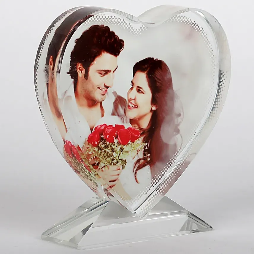 Personalized Heart Shaped Show Piece Online