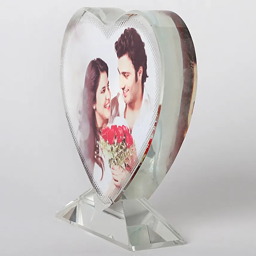 Personalized Heart Shaped Show Piece Online