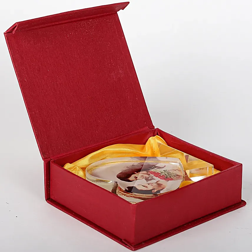 Personalized Heart Shaped Show Piece Online