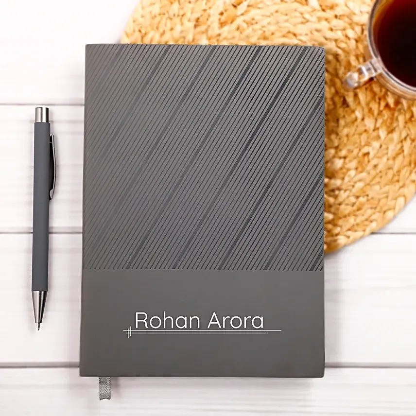Personalised Diary N Pen Combo