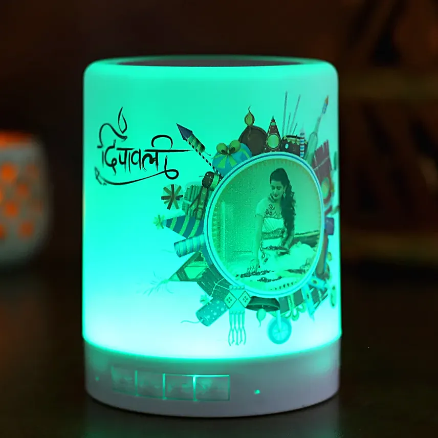 Personalised Diwali Theme LED Speaker