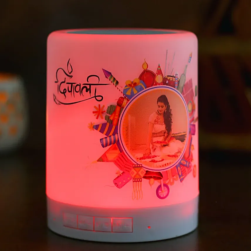Personalised Diwali Theme LED Speaker