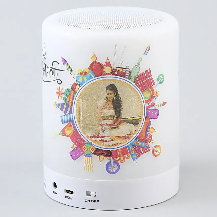 Personalised Diwali Theme LED Speaker