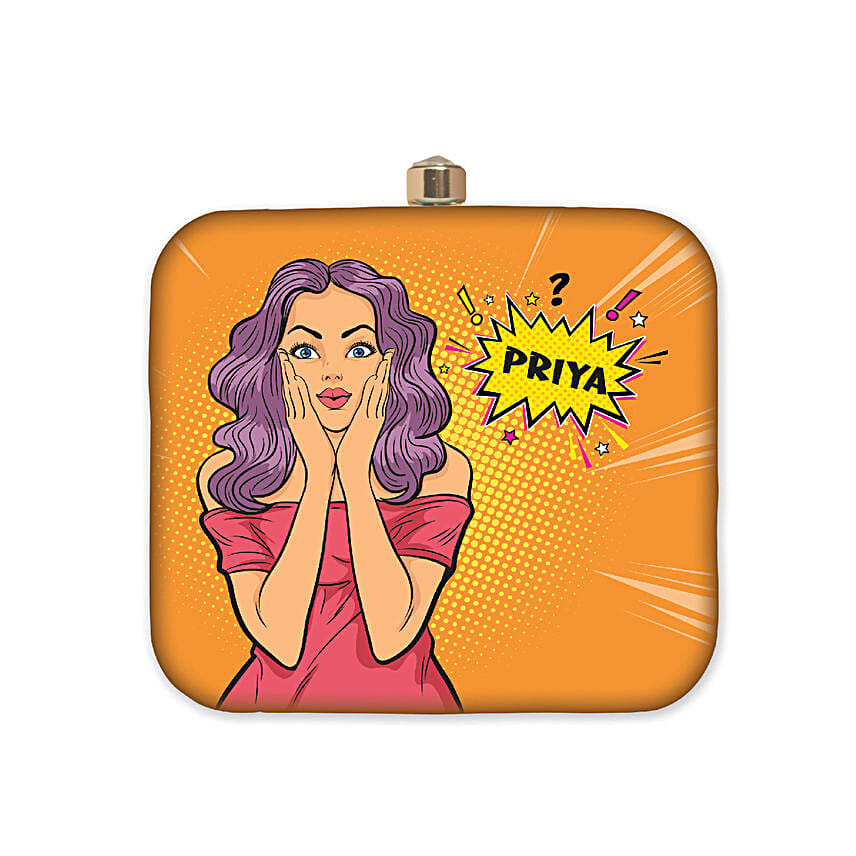 Personalised Drama Queen Clutch Bag