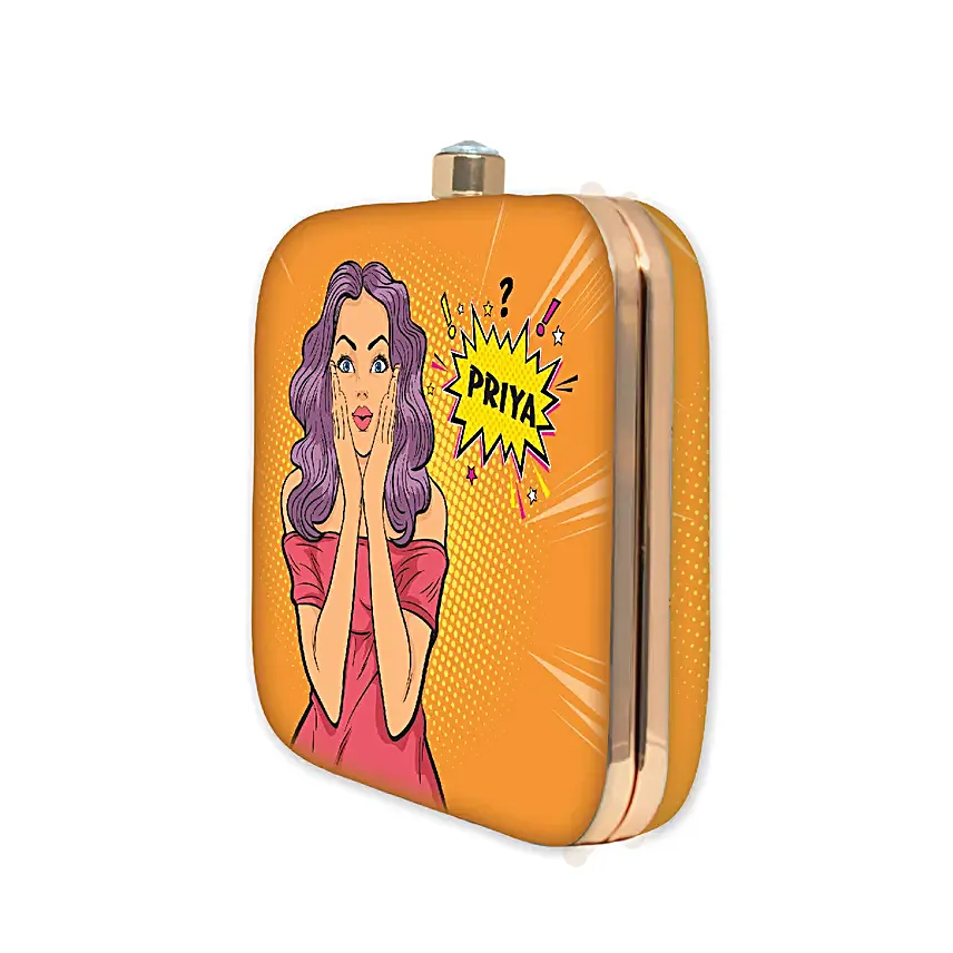 Personalised Drama Queen Clutch Bag