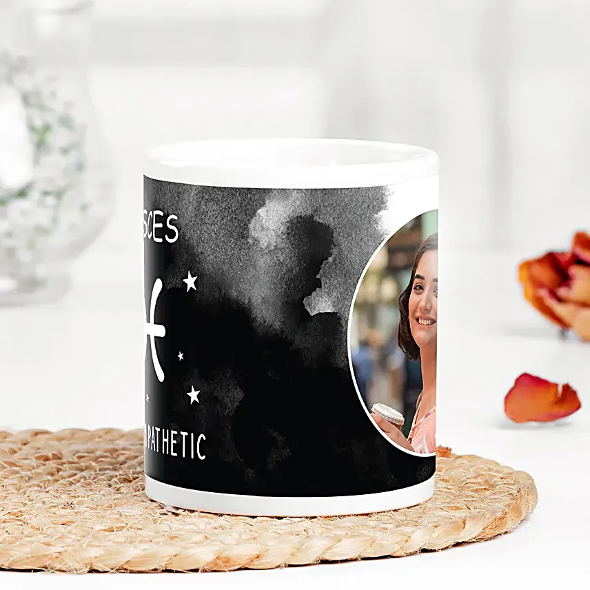 Personalised Empathetic Pisces Photo Mug