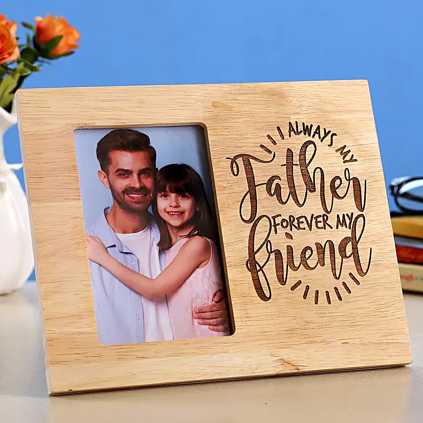 Personalised Fathers Day Wooden Frame