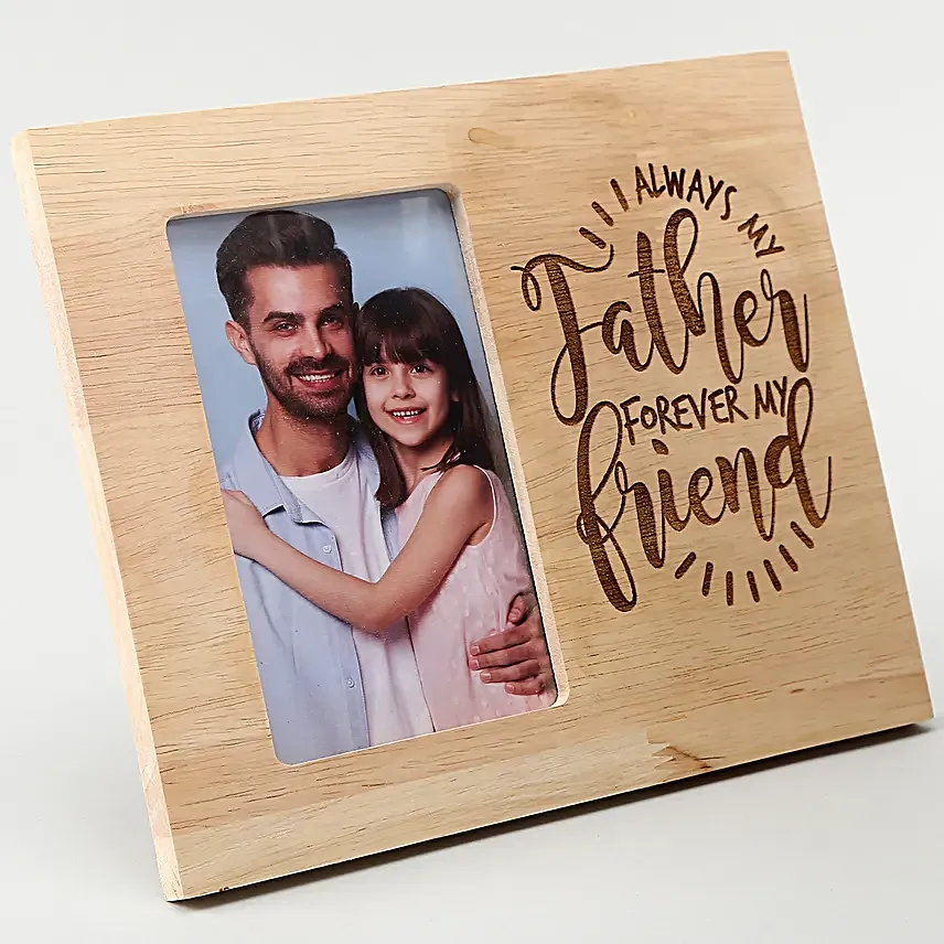Personalised Fathers Day Wooden Frame