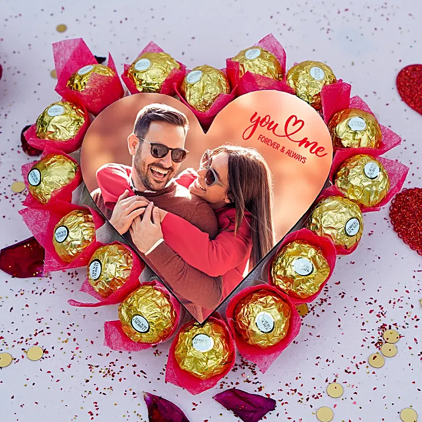 Personalised Ferrero Rocher Heart