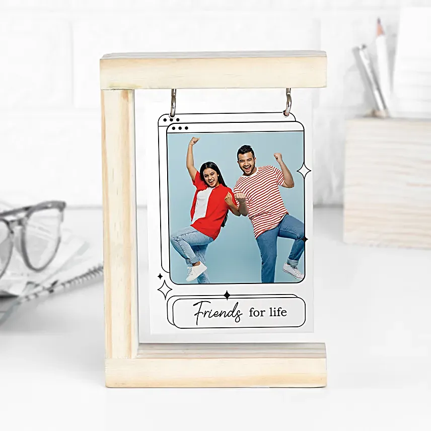 Personalised Friends For Life Hanging Frame Gift